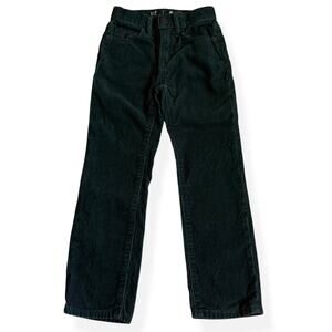 Gap Kids Green Cotton Corduroy Pants 6 Slim